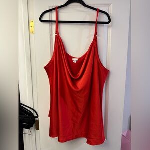 Ava & Viv Vibrant Red Camisole Top